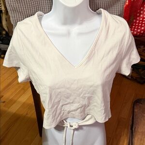 Wild Fable Tie-Front Crop Top